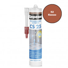 Герметик-затирка силиконовый Церезит CS 25 №52 (какао) 280мл