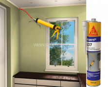 Герметик акриловый Sika Sikacryl 107 (серый) 300 мл